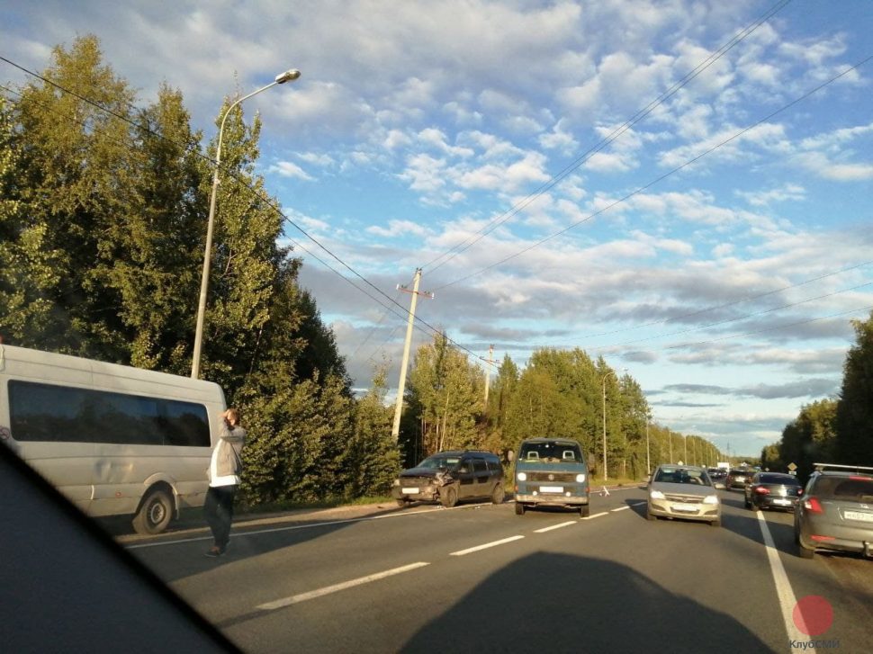 Из-за ДТП на трассе Северодвинск-Архангельск затруднено движение